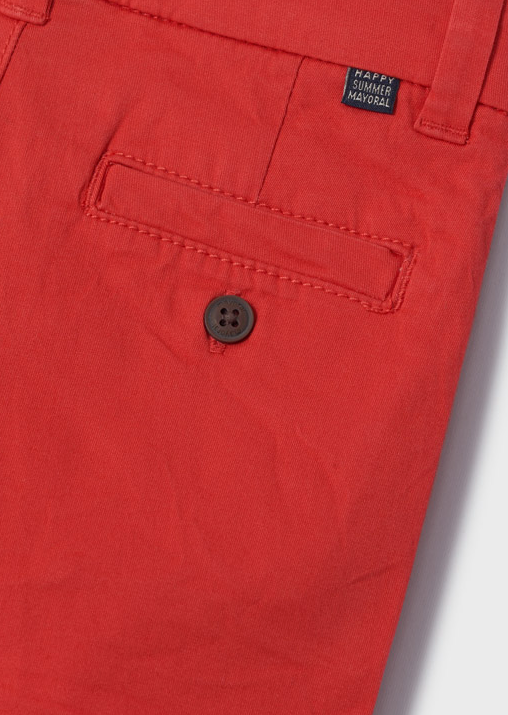 Basic Chino Twill Shorts | Bright Orange | 207