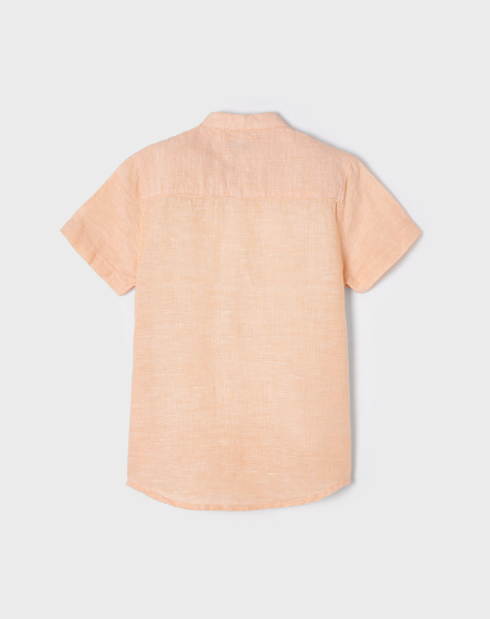 Short Sleeve Mandarin Collar Shirt | 3119