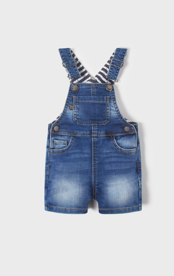 Denim Overall Shorts | 1655