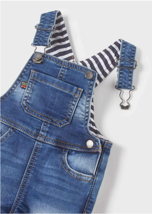 Denim Overall Shorts | 1655