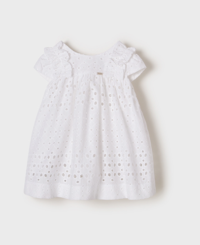 White Eyelet Dress 1911