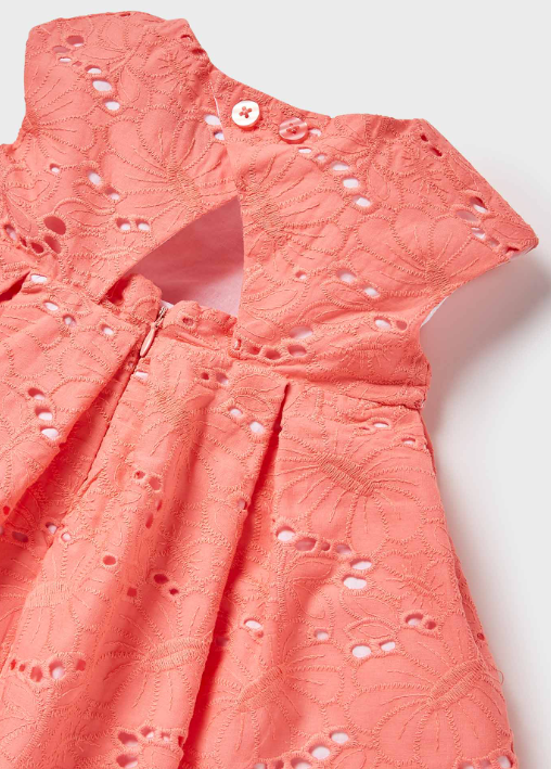 Coral Embroidered Dress | 1918