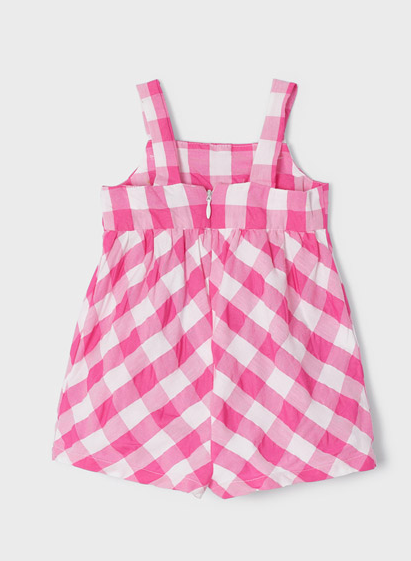 Pink Buffalo Check Romper | 1889