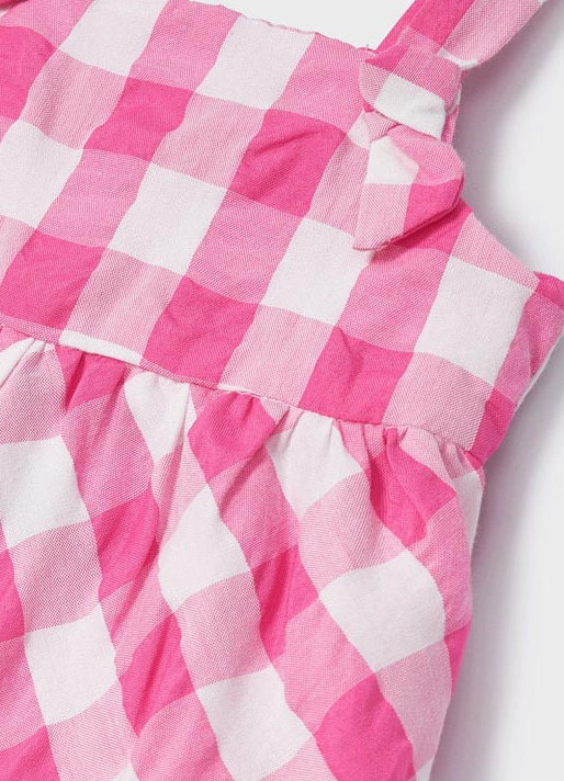 Pink Buffalo Check Romper | 1889
