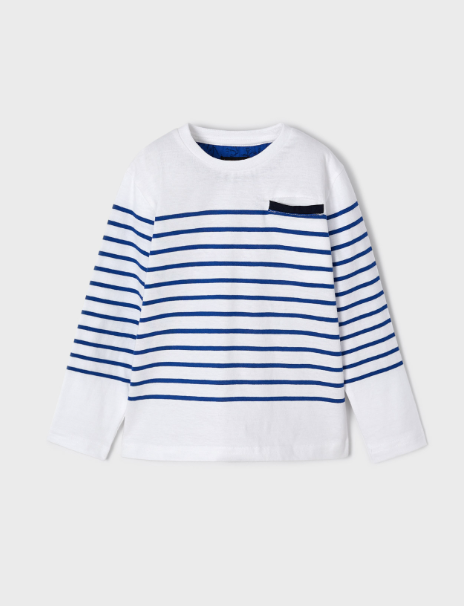 Long Sleeve Blue Stripe Shirt | 3025