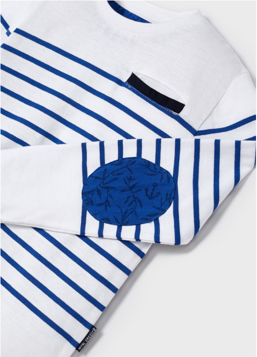 Long Sleeve Blue Stripe Shirt | 3025