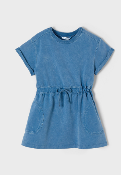 Chambray Sweatshirt Dress | 3944