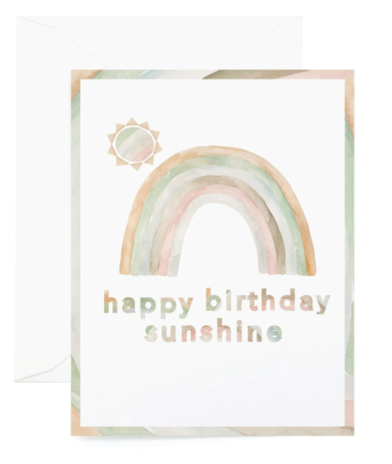 Sunshine Birthday Card
