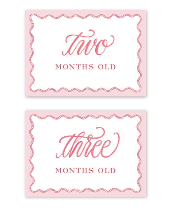 Milestone Baby Cards