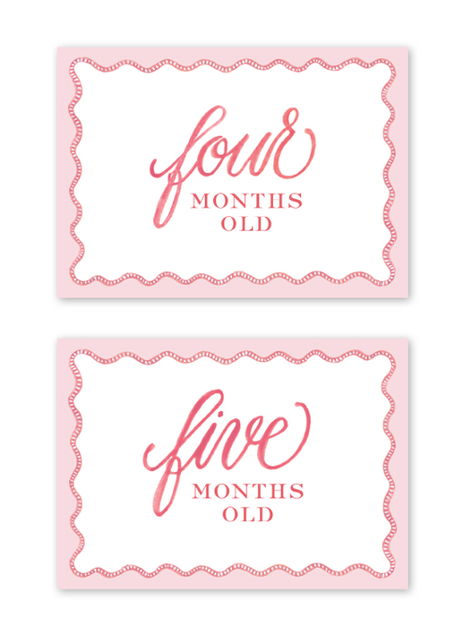 Milestone Baby Cards
