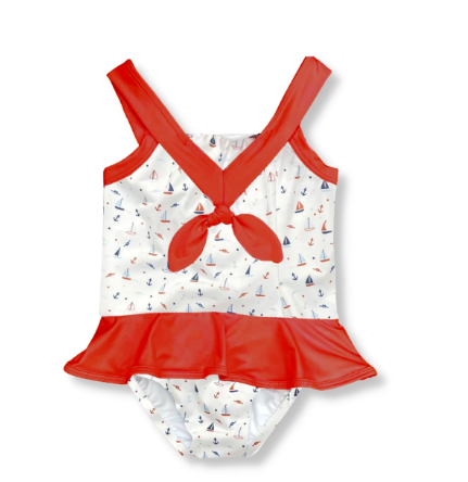 Nora Bathing Suit | Nautical