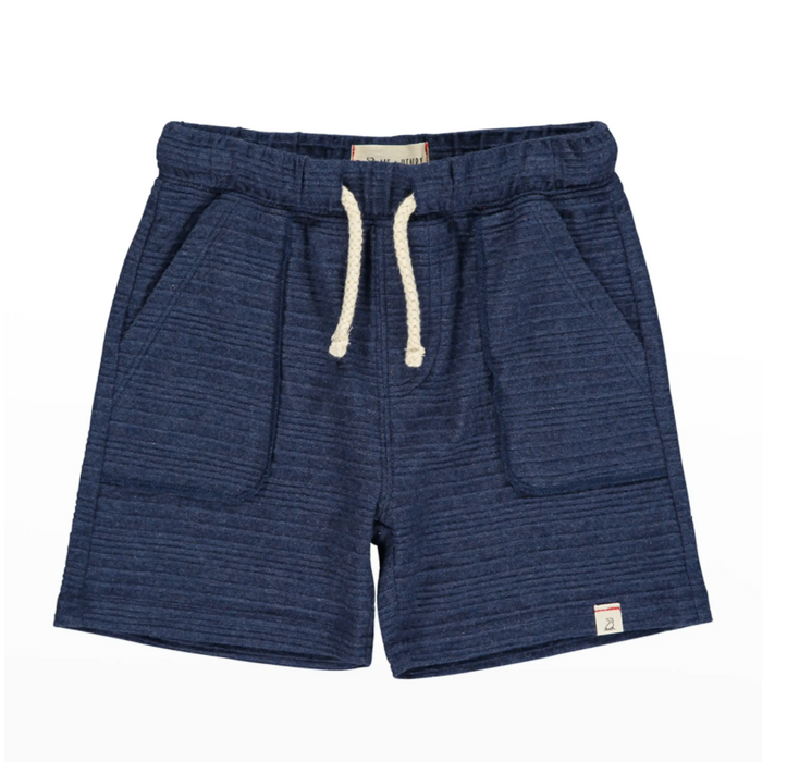 Blue Peter Shorts | Navy Ribbed
