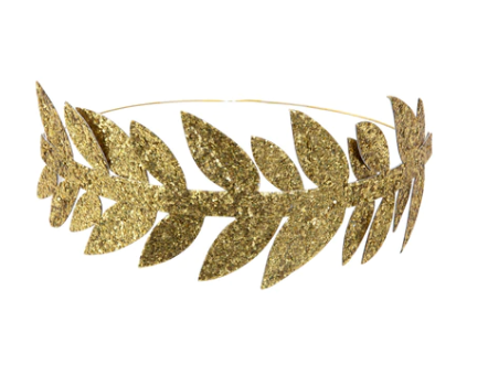 Gold Leaf Party Crowns