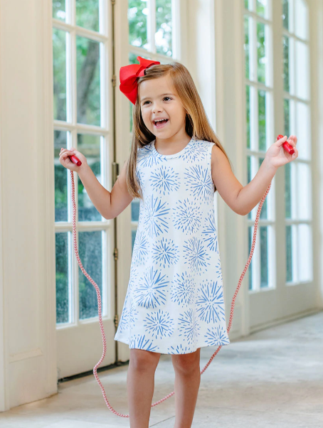 Sleeveless Polly Play Dress | Boom Sizzle Pop