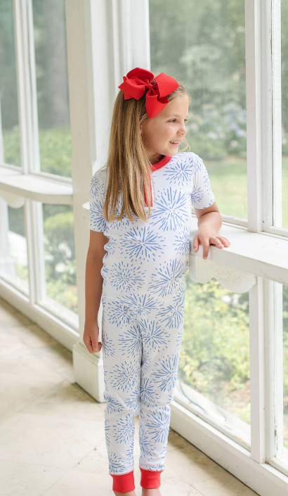 Sutton's Short Sleeve Set | Boom Sizzle Pop | Richmond Red