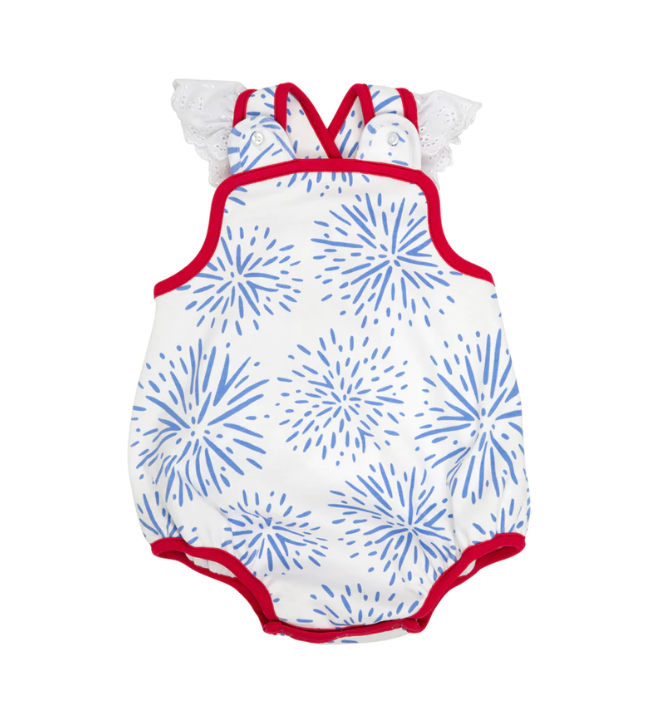 Saylor Sunsuit | Boom Sizzle Pop | Richmond Red