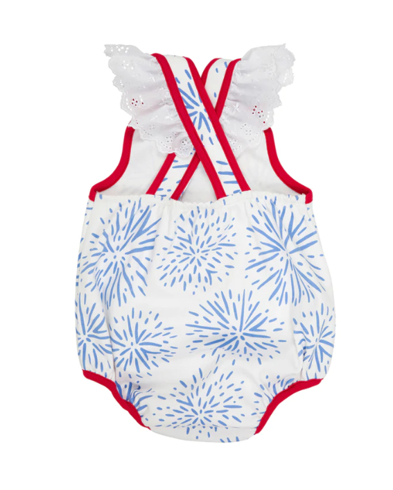 Saylor Sunsuit | Boom Sizzle Pop | Richmond Red