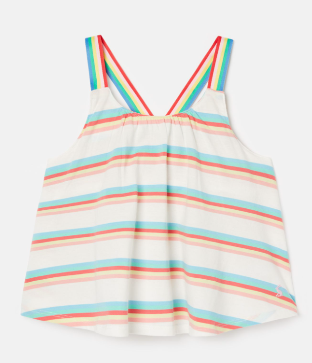 Ivy Cross Back Top | Multi Stripe