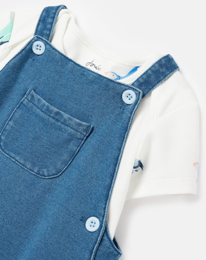Duncan Dungaree Set |Denim