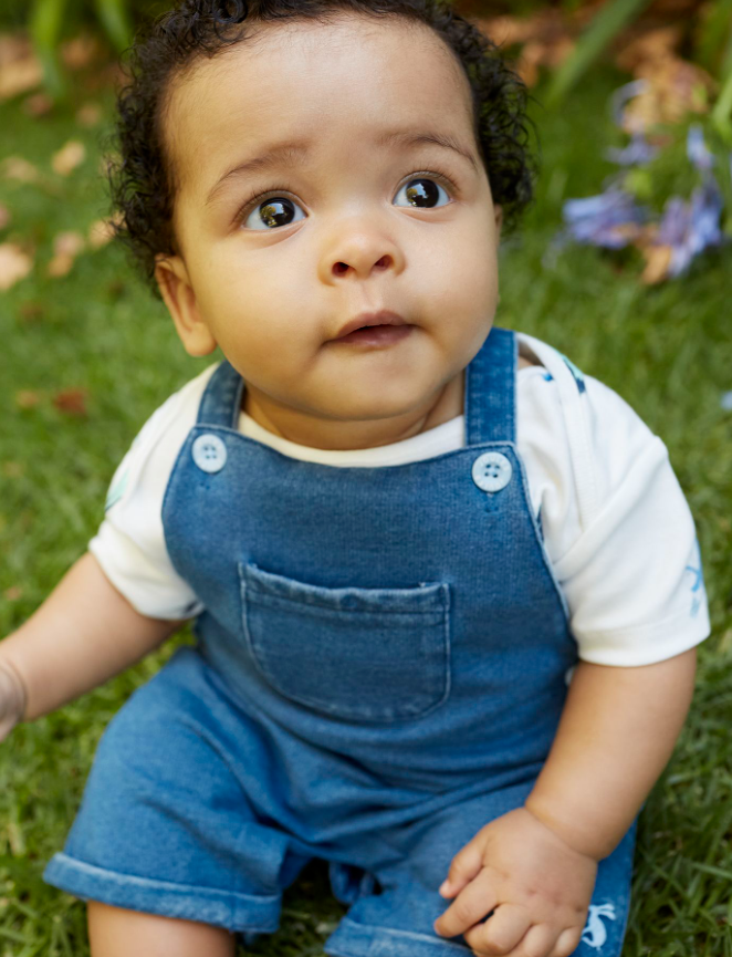 Duncan Dungaree Set |Denim