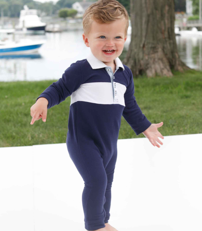 Finn Romper | Blue Ribbon