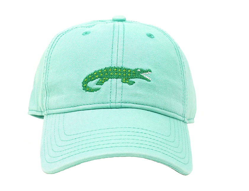 Keys Green Embroidered Baseball Hat | Alligator