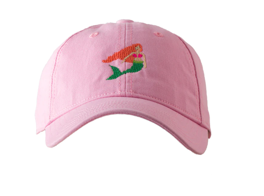 Light Pink Embroidered Baseball Hat | Mermaid