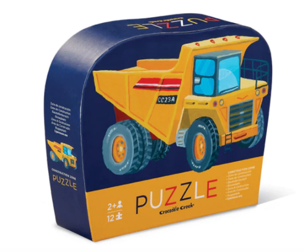 12 pc. Mini Puzzle | Construction Zone