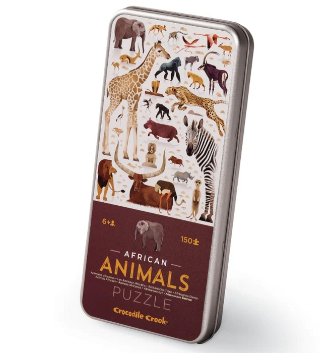 150 Piece Tin Puzzle | African Animals