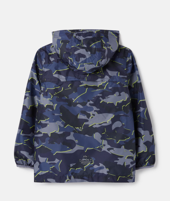 Arlow Waterproof Packable Jacket | Blue Shark