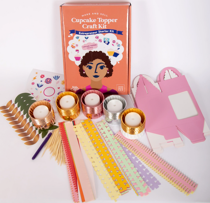 InnovateHER | Cupcake Toppers Craft Kit
