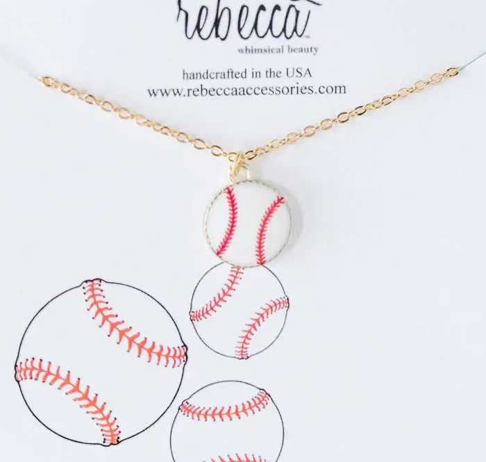 Baseball Necklace