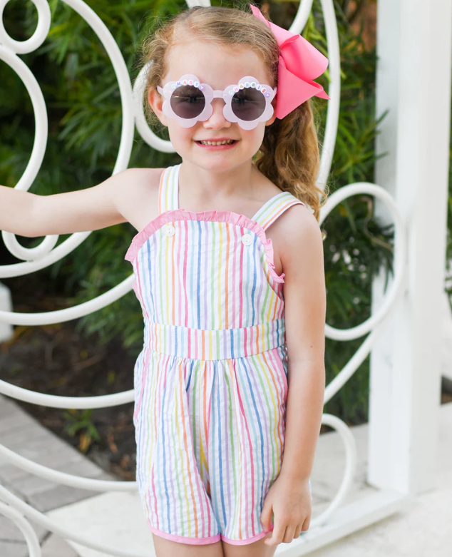 Ryan Romper | Rainbow Stripe