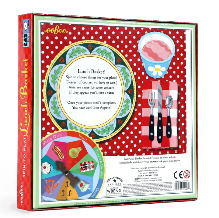 Lunch Basket Spinner Game