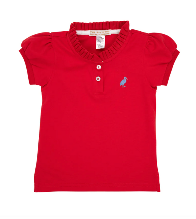 Little Miss Prim and Proper Polo | Richmond Red