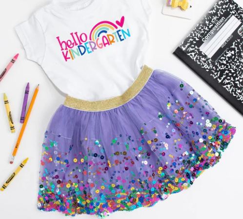 Lavender Confetti Tutu