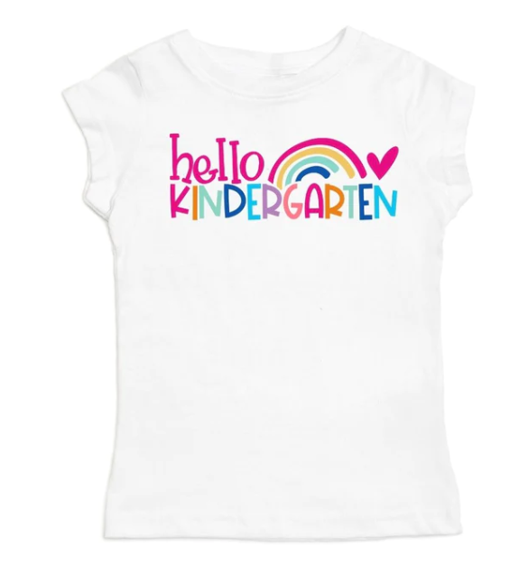 Hello Kindergarten Short Sleeve Shirt