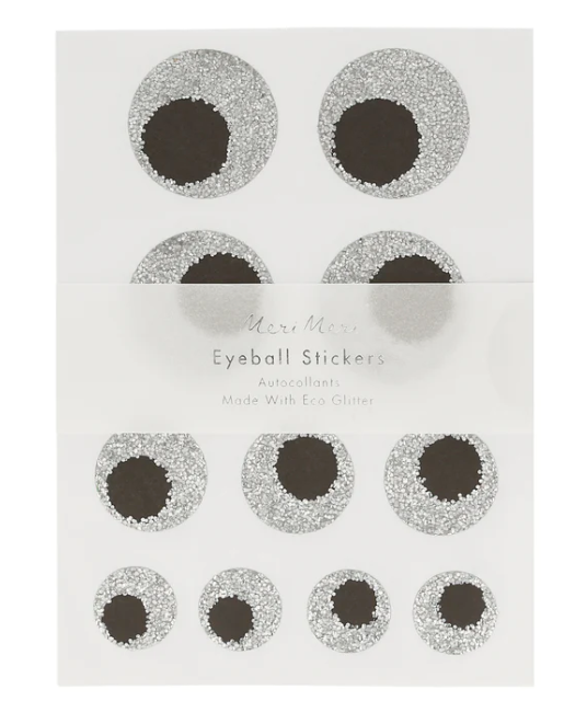 Glitter Eyeball Stickers