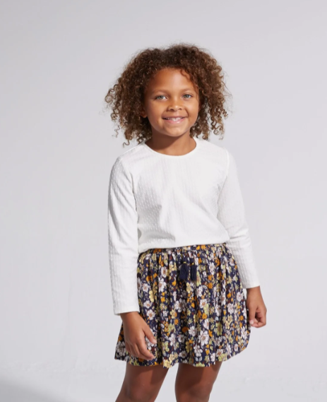 Essential Tee | Snow Pointelle