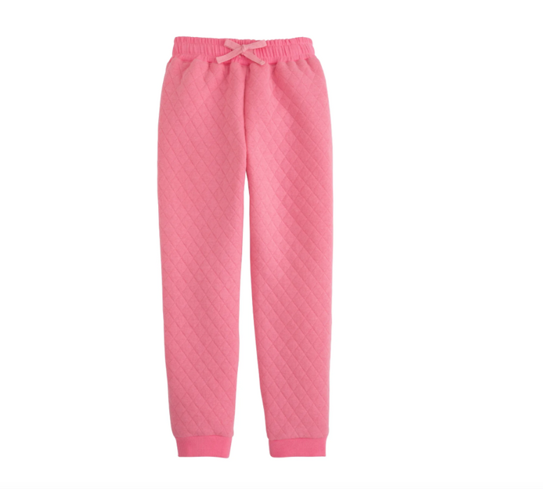 Quilted Jogger | Rose