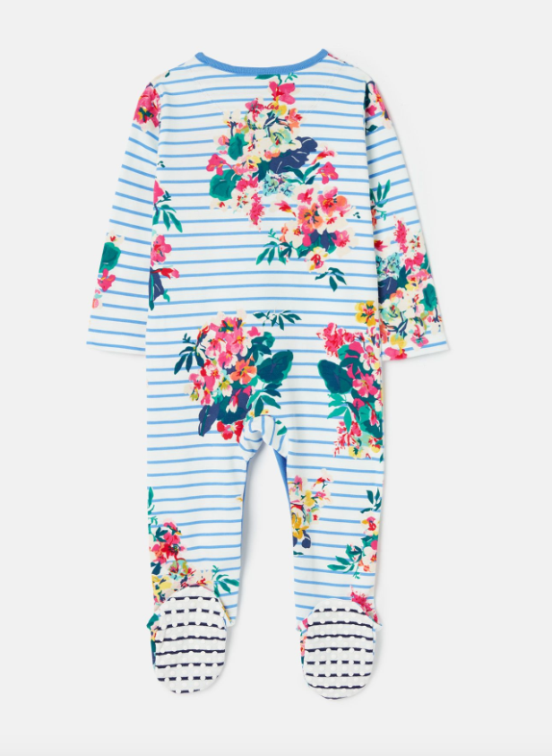 Razmataz Babygrow | Chatsworth Floral Stripe