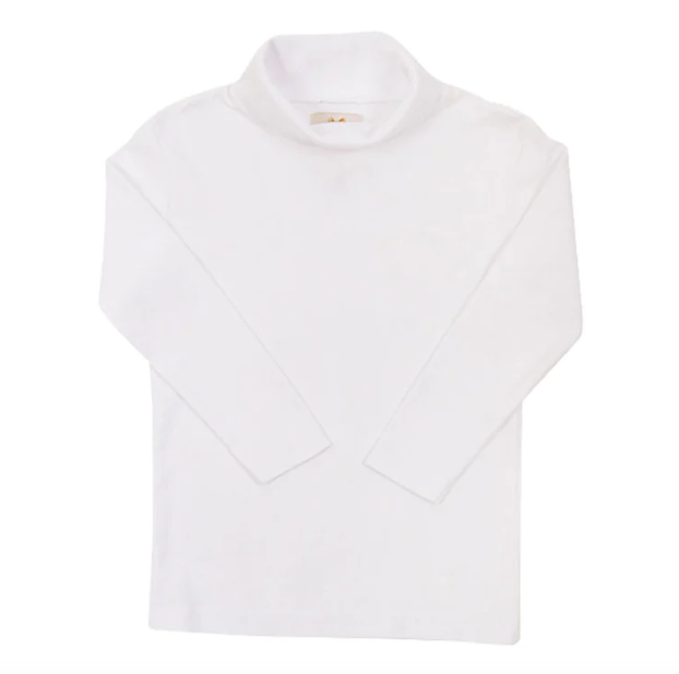 Tatums Turtleneck Shirt | Worth Avenue White