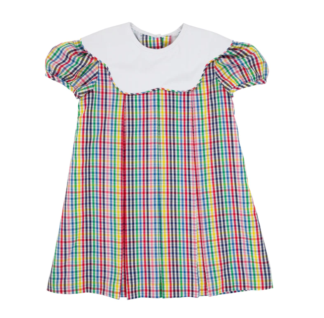 Frenchy Frock | Paint Set Plaid