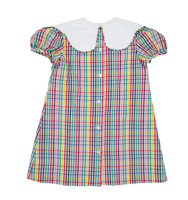 Frenchy Frock | Paint Set Plaid