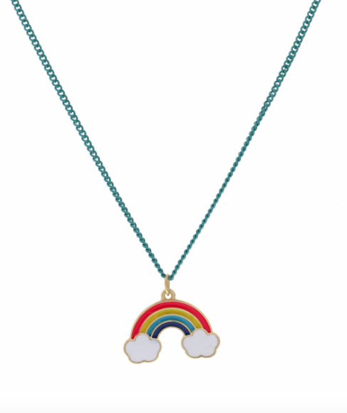 Enamel Rainbow Necklace