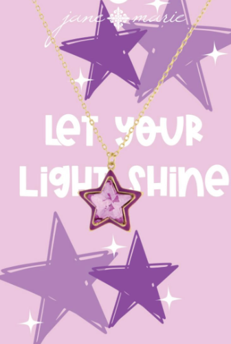 Purple Crystal Star Necklace