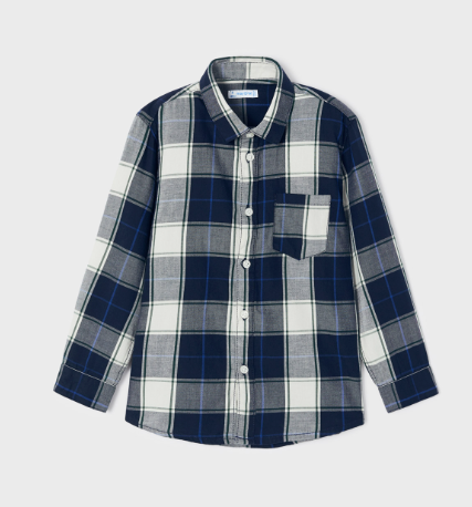 Marino Checkered  Long Sleeve Shirt | 4185