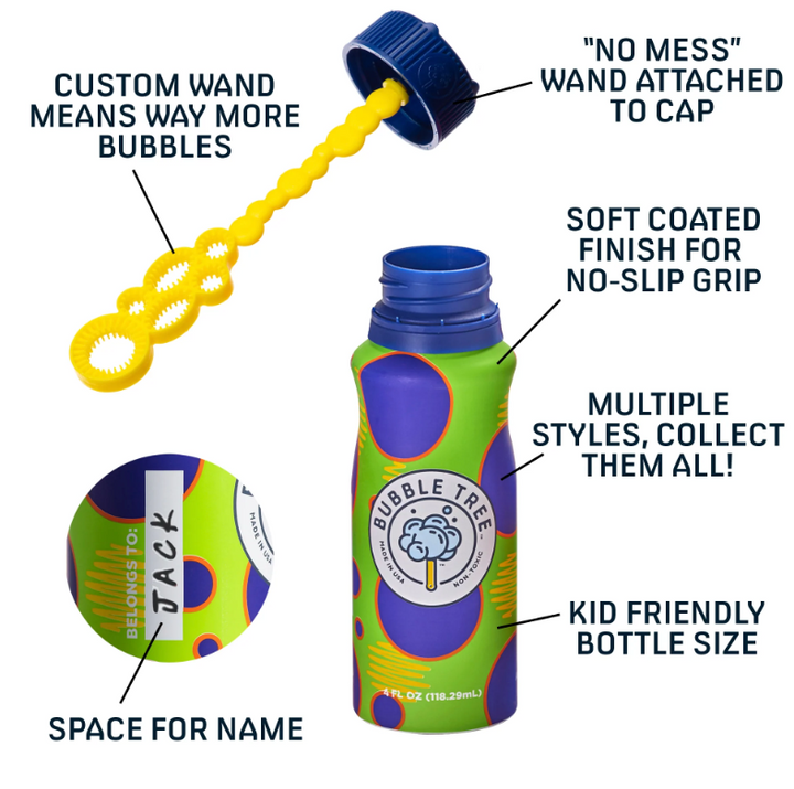 6 Pack Original Refillable Bubbles