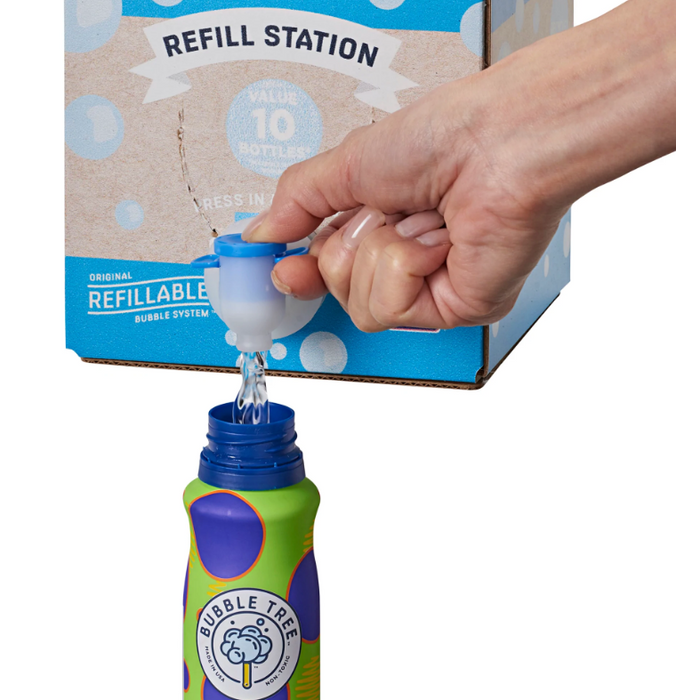 1 Liter 2 Bottle Original Refillable Bubble System