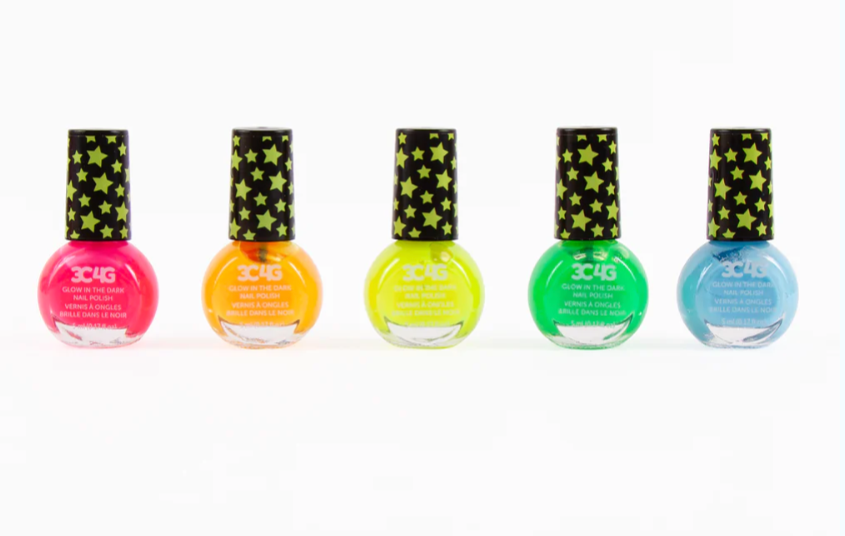 3C4G Glow in the Dark Nail Polish Set